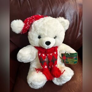 NWT Vintage 1996 Kmart Collectible 10th Anniversary Limited Edition Santa Bear
